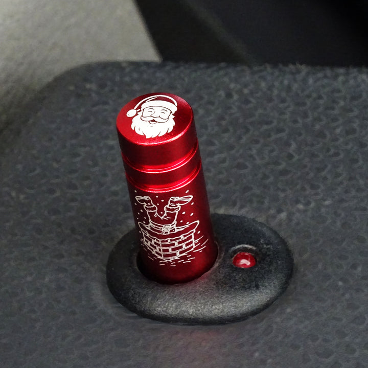 Christmas Edition Door Lock Pins, Santa down the chimney