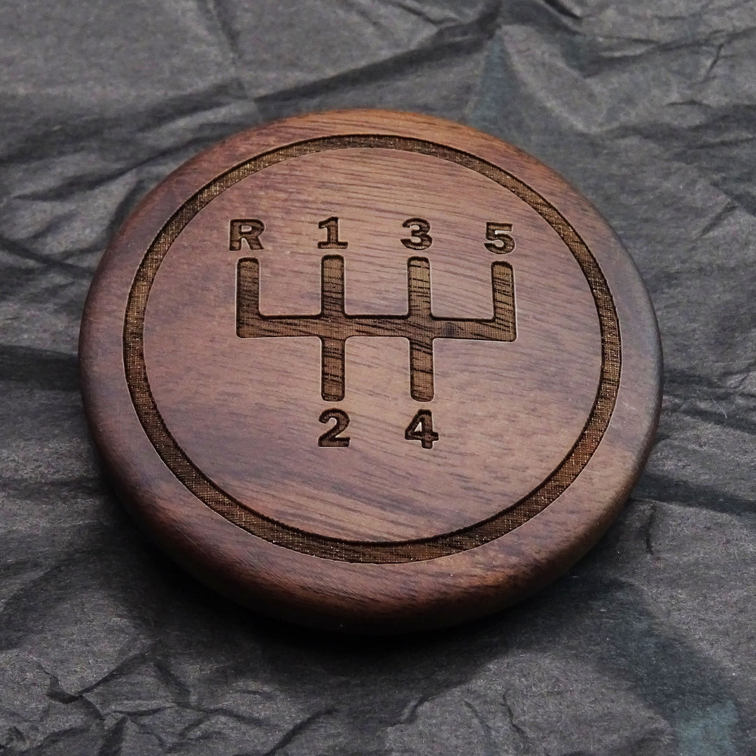 Exeude Gear Knob Caps:- Maple Cap designs