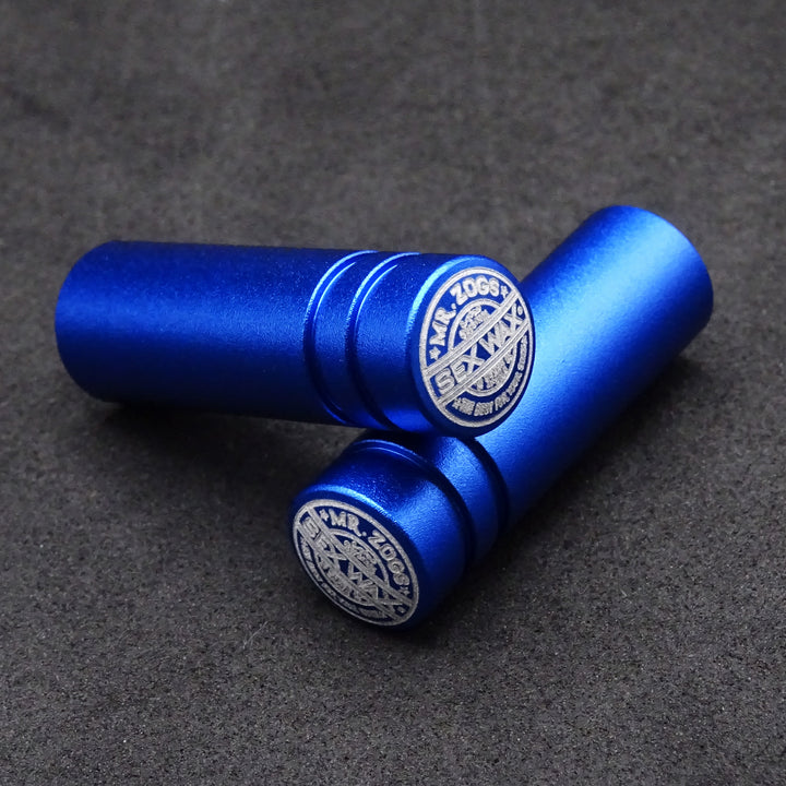 Goupilles de serrure de porte en aluminium bleues