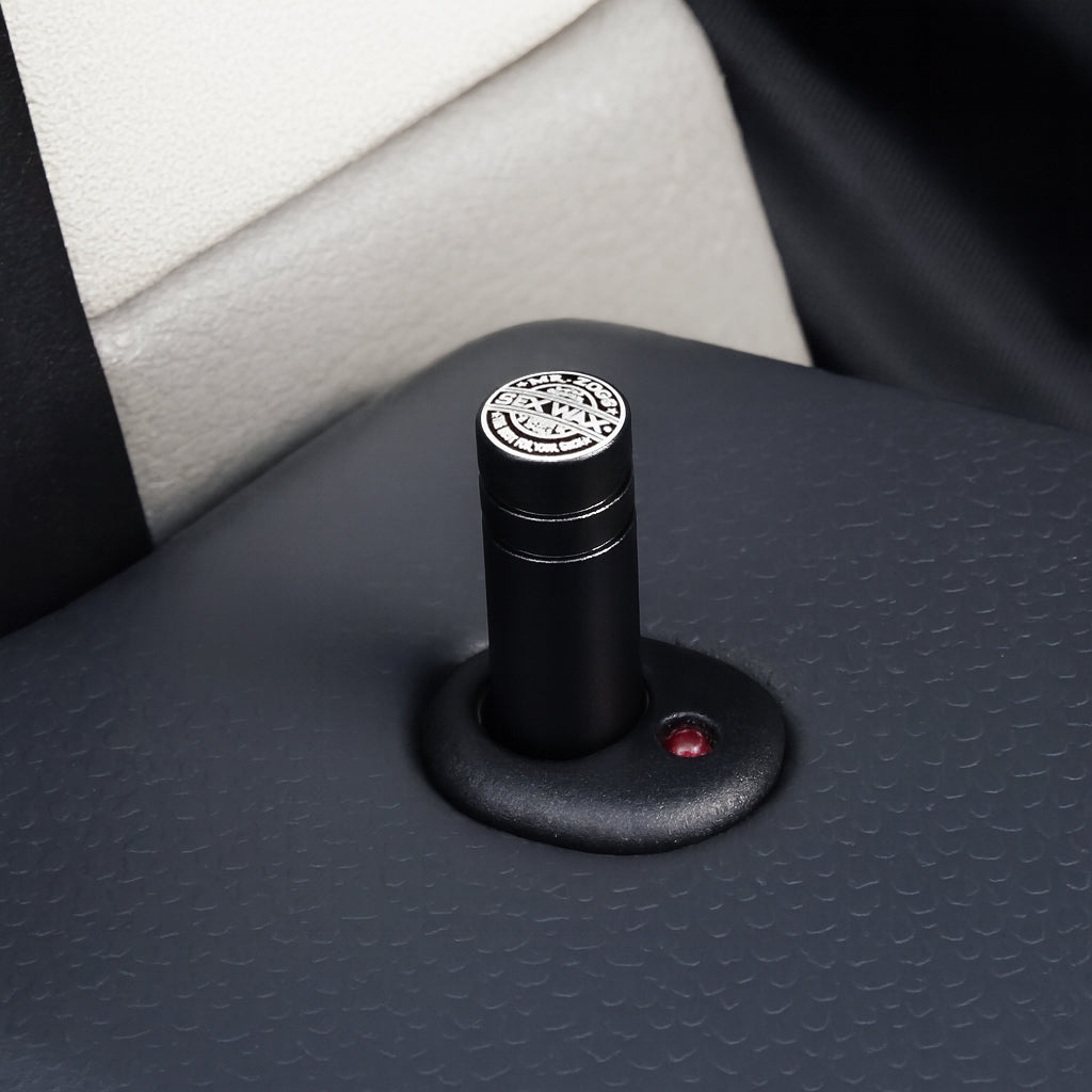 Goupilles de serrure de porte en aluminium noires