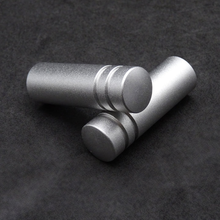 Pair of Aluminium Door Lock Pins Silver