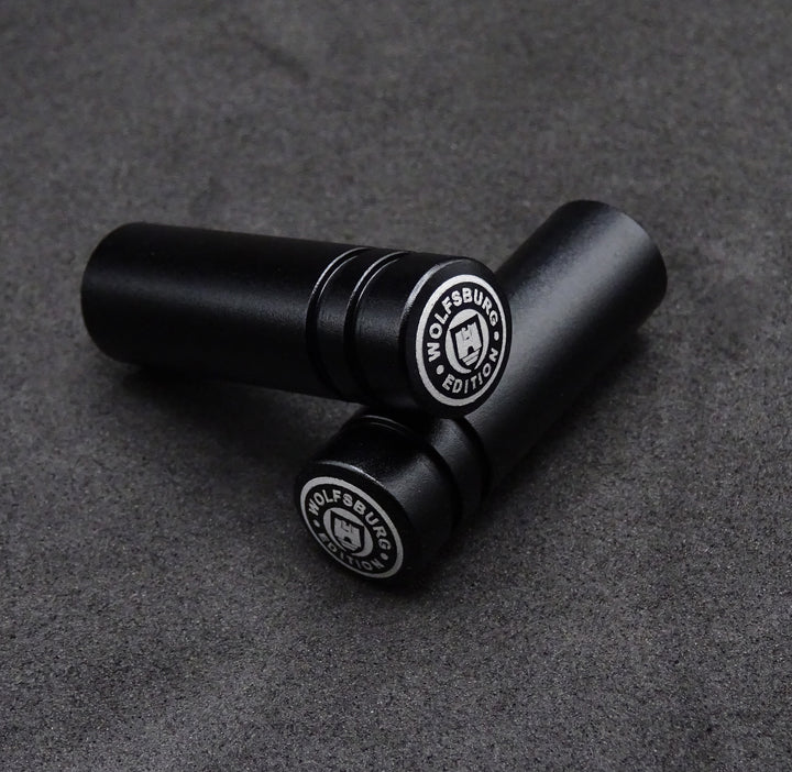 Pair of Aluminium Door Lock Pins in Black