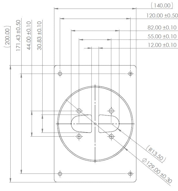 Plaque de tourelle collier 60mm Chauffage Diesel Ebespacher 