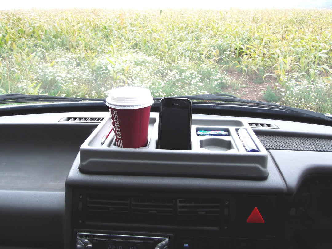 DUBPLASTICS VW T4 Dash Tidy with cup holders and phone pocket